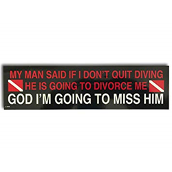 Bumper Sticker - Man Divorce